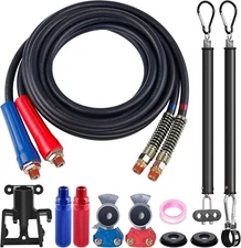 15 FT Semi Truck Air Line Kit Straight Heavy Duty Air Line Hoses