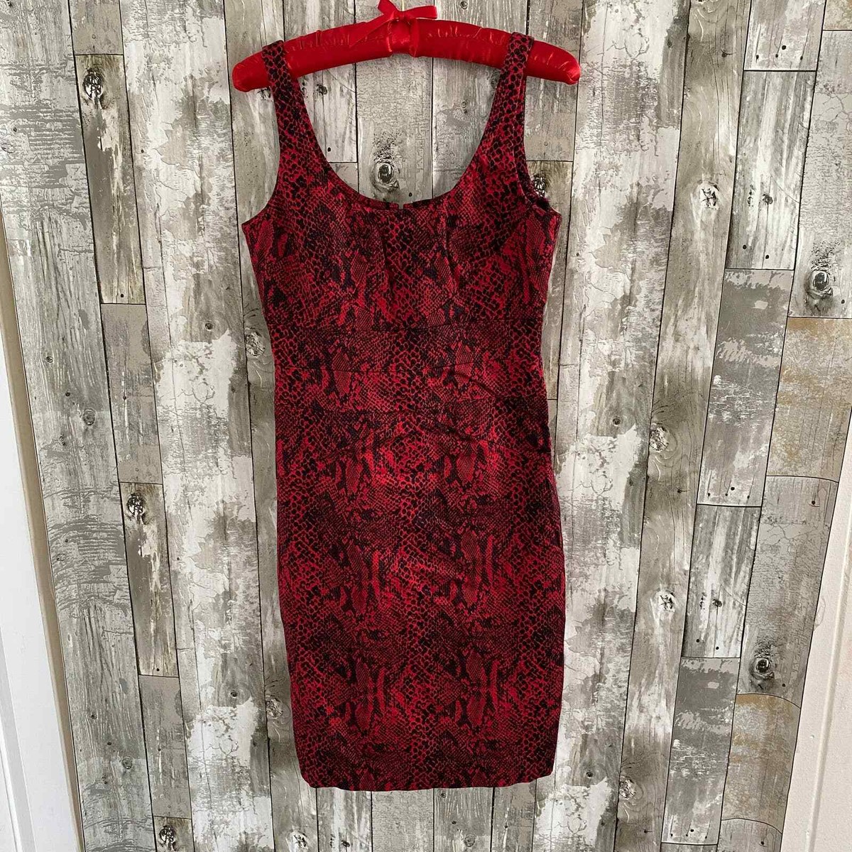 Michael Kors red snake print dress 4 | eBay