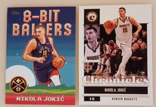 2021-22 Panini Chronicles Nikola Jokić #20, 2025-26 Topps #8B-20  Nm-Mt