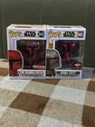 THE MANDALORIAN & BOBA FETT - RED CHROME -TARGET - STAR WARS 345 - 462 FUNKO POP