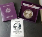 1990 S Proof $1 American Silver Eagle Dollar