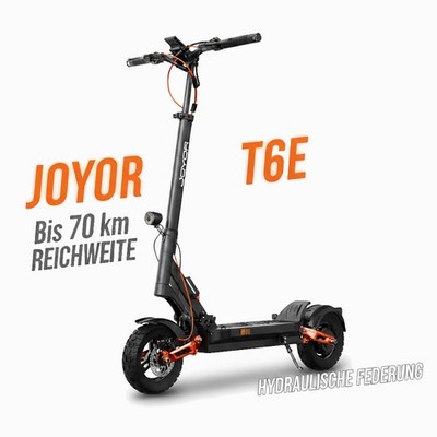 E-Scooter mit Straßenzulassung Joyor T6E 500W bis 70km Reichweite Blinker