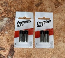 Energizer 12 Volt A23 Alkaline Batteries A23BPZ-2 QUANTITY OF 4