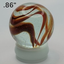 Glass Cateye Marble With Display Included lot 6756