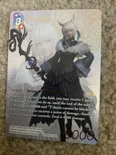 Final Fantasy TCG Y'shtola PR-169 Full Art Foil Gold Stamp Promo NM FFXIV FFTCG