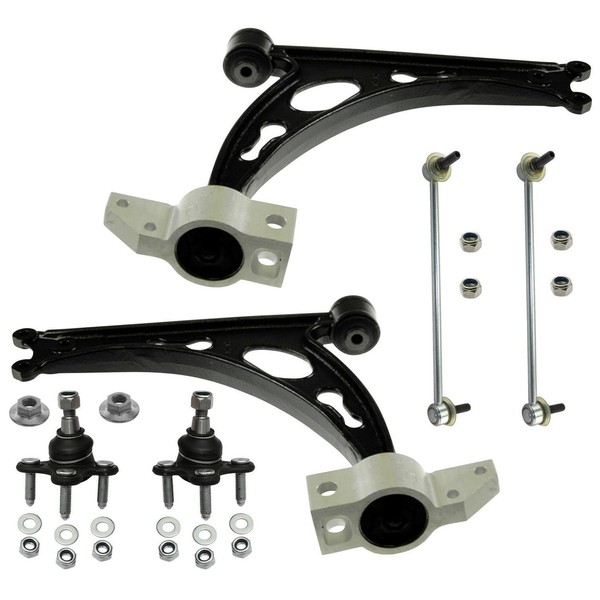 2 Querlenker 2 Traggelenk 2 Koppelstange Vorn FüR Vw Golf V Golf Vi Golf Plus-image
