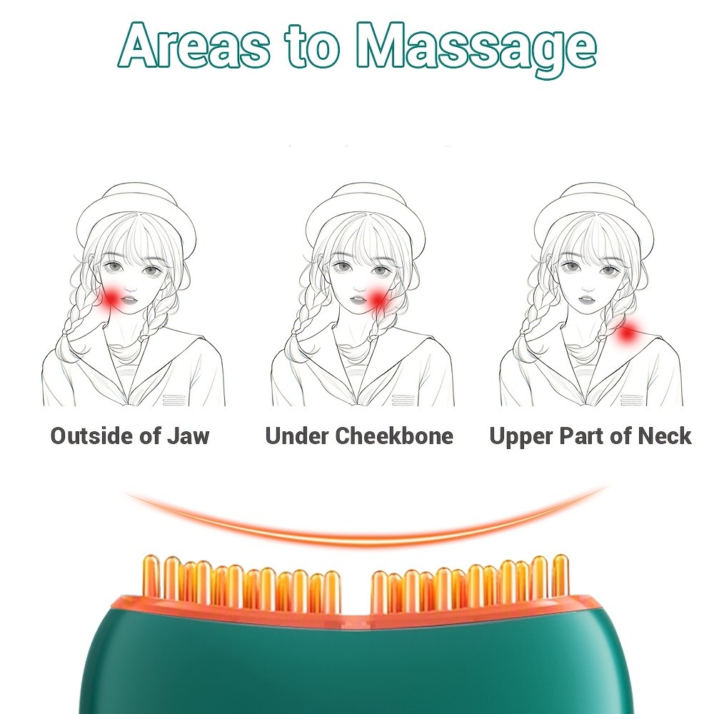 1x Jaw Massager Relief Portable Facial Muscle Relaxer Stress Headache Pain Tool