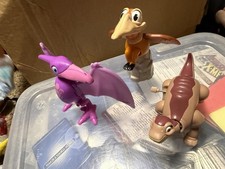Vintage 1997 Burger King Land Before Time Kids Meal Toys Lot Of 3