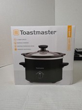Toastmaster Slow Cooker TM-151BK 1,5 QT pentola in gres rimovibile inox NUOVO