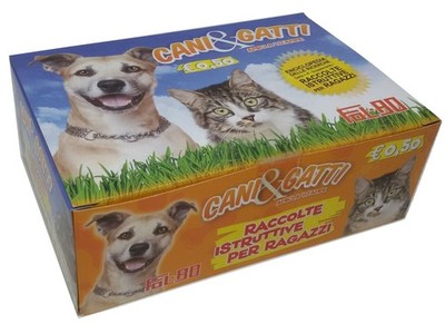 Dogs & Cats 2012 Fol-Bo Box 100 Packs Stickers