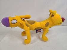 Vintage 1998 CatDog Plush 13" Soft Toy Nickelodeon Viacom 1990s Cartoon