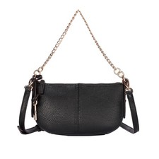 Shoulder Bags for Women, Cute Hobo Tote Handbag 2.5LMini Black Purse with Zip...
