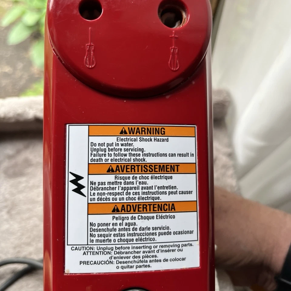 Batidora de mano ultra potente KitchenAid 5 velocidades KHM5DHWH2 versión roja probada Foto 4 de 4