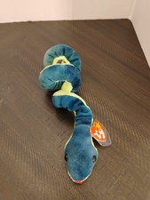 Ty Beanie Babies Hissy the Snake, Retired 1997 Original with Tags bb15
