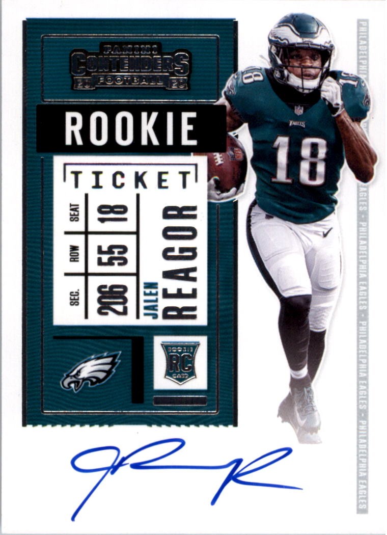 2020 Panini Contenders #108A Jalen Reagor RC Auto - NM-MT