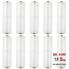 10pcs AAA to AA Battery Adapter AAA to AA 10pcs Clear AAA to AA Battery Adapter