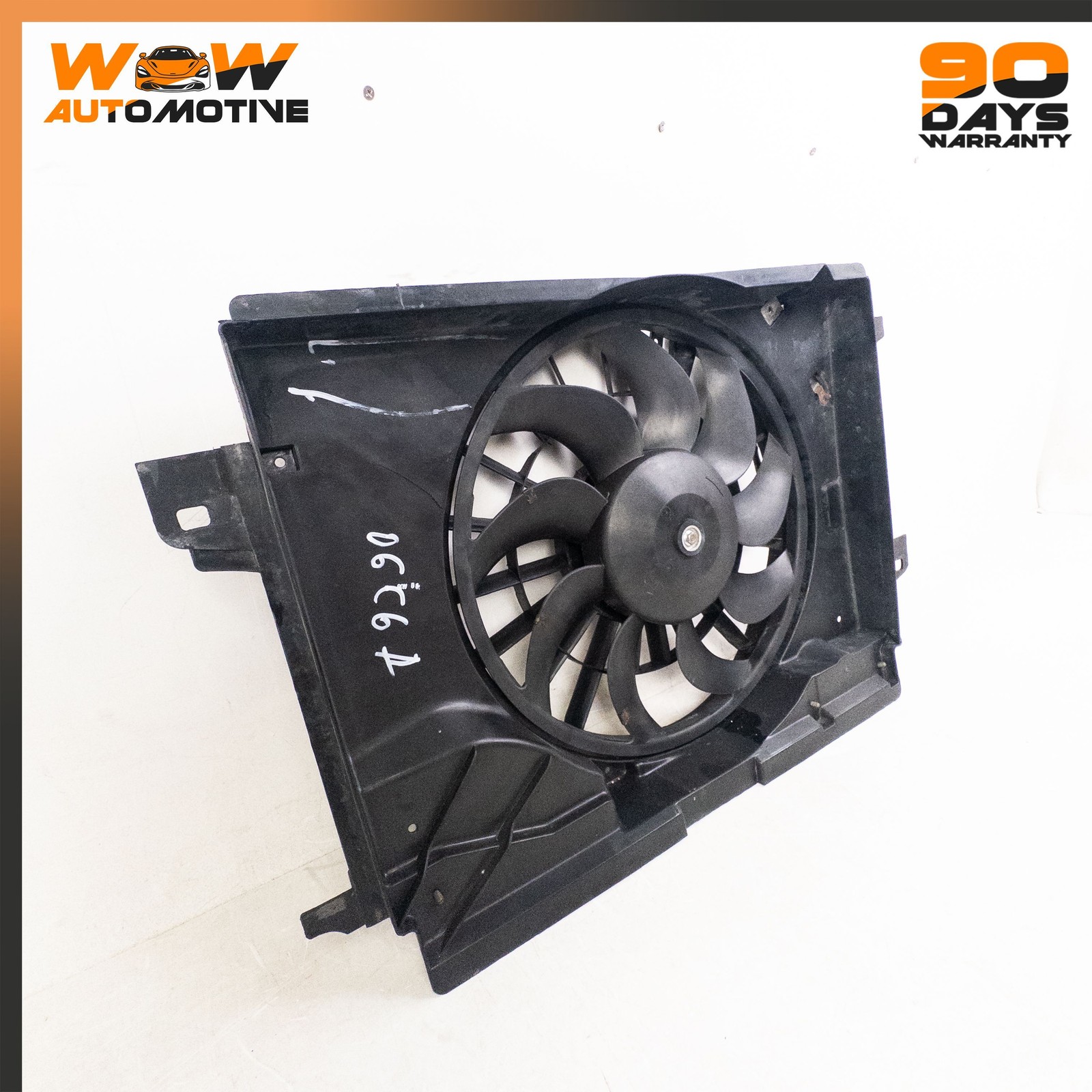 05-13 CHEVROLET CORVETTE C6 XLR ENGINE COOLING FAN ASSEMBLY SHROUD BLACK OEM