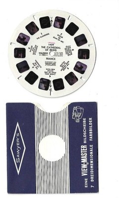 View Master Single Reel 1409 The Cathedral of Reims