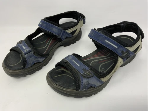 Ecco Yucatan sandali fuoristrada scarpe slip on donna taglia EU 40 US 9 9 5 blu