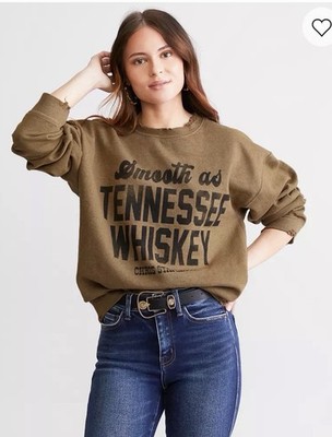 Chris Stapleton Sweatshirt Size XL Brown Tennessee Whiskey NEW with Tags