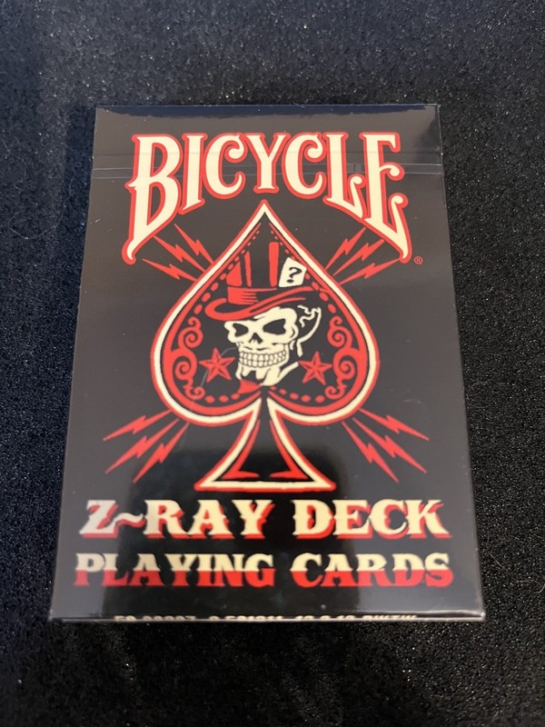 Bicycle Z- Ray Deck Playing Cards "NEW SEALED"   Paul Zenon and Vince Ray (2012)