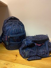 Satch 2-tlg. Schulrucksack + Sporttasche, bla...