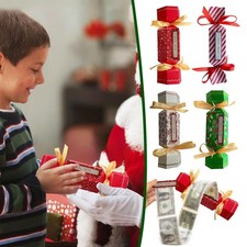 Christmas Surprise Money Pull Pouches Xmas Money Holders for Cash Box Gifts CW
