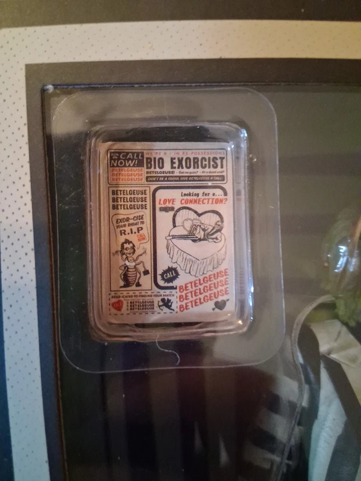 Figura de acción NECA Ultimate traje a rayas Beetlejuice escala 7" TOTALMENTE NUEVA Y SELLADA Foto 4 de 4