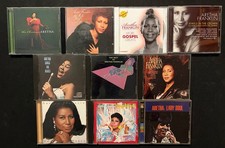 Aretha Franklin lot of 10 CDs LadySoul/SoDamn/SingsBlues/JewelsCrown/ThisXmas/++