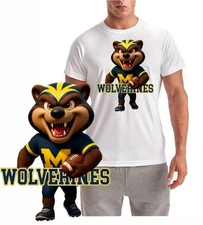 Michigan Wolverines Football Mascot T- Shirt / Performance Tee