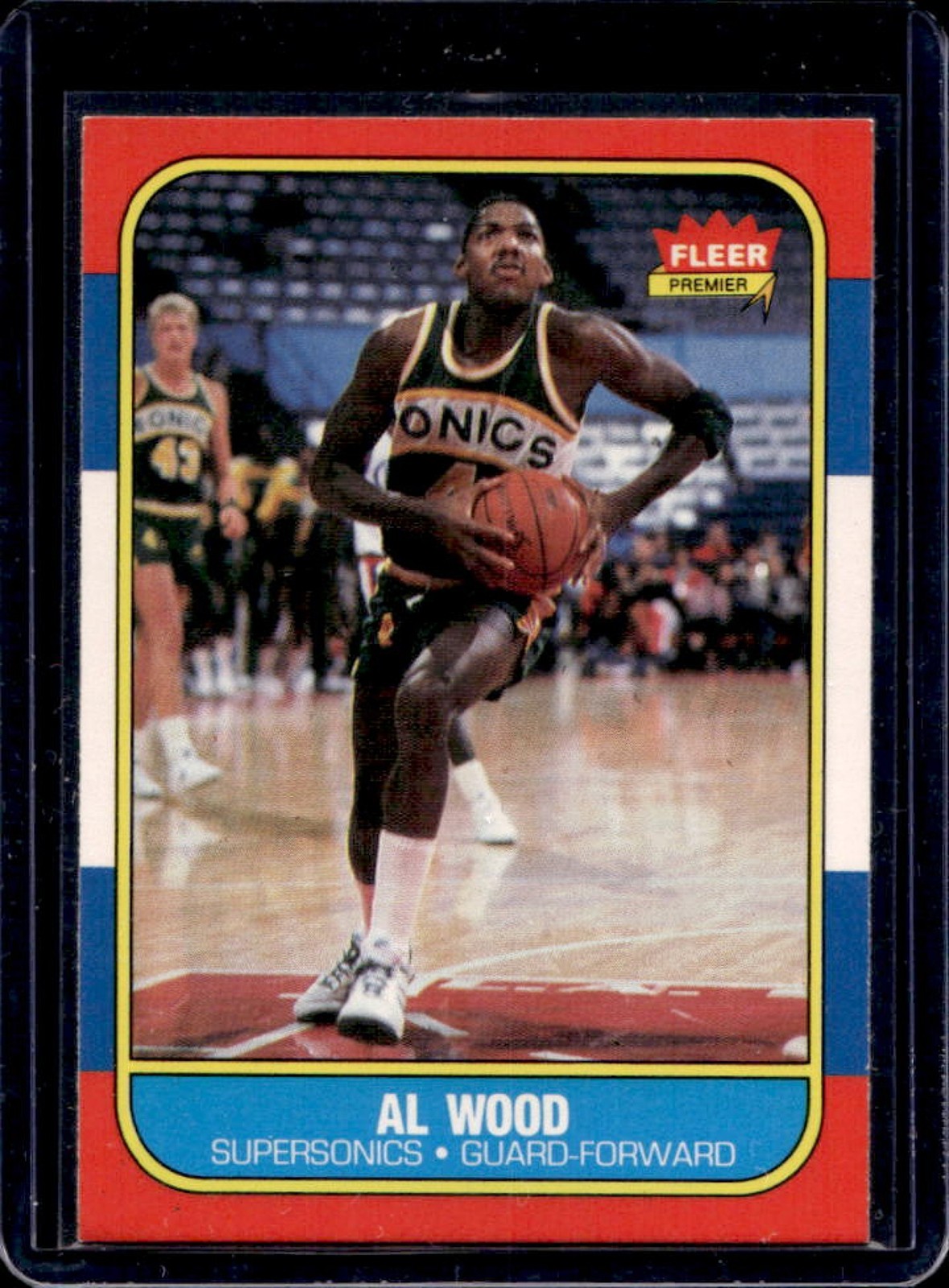 1986-87 Fleer Al Wood #128 SuperSonics