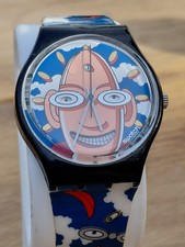 Swatch Club Special Edition LOOKA GZ700 - 1995 - Boxed Papers - See video clip