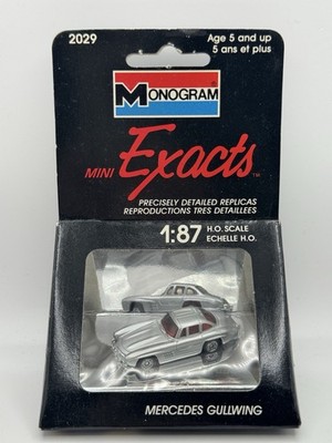 Monogram 1989 Mini Exacts Mercedes Gullwing - 1:87 Diecast Chassis