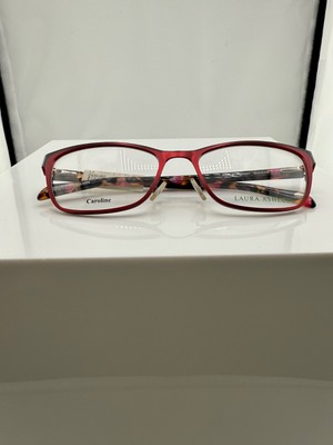 Laura Ashley Caroline Dark Burgundy Eyeglass Frame 53 17 135