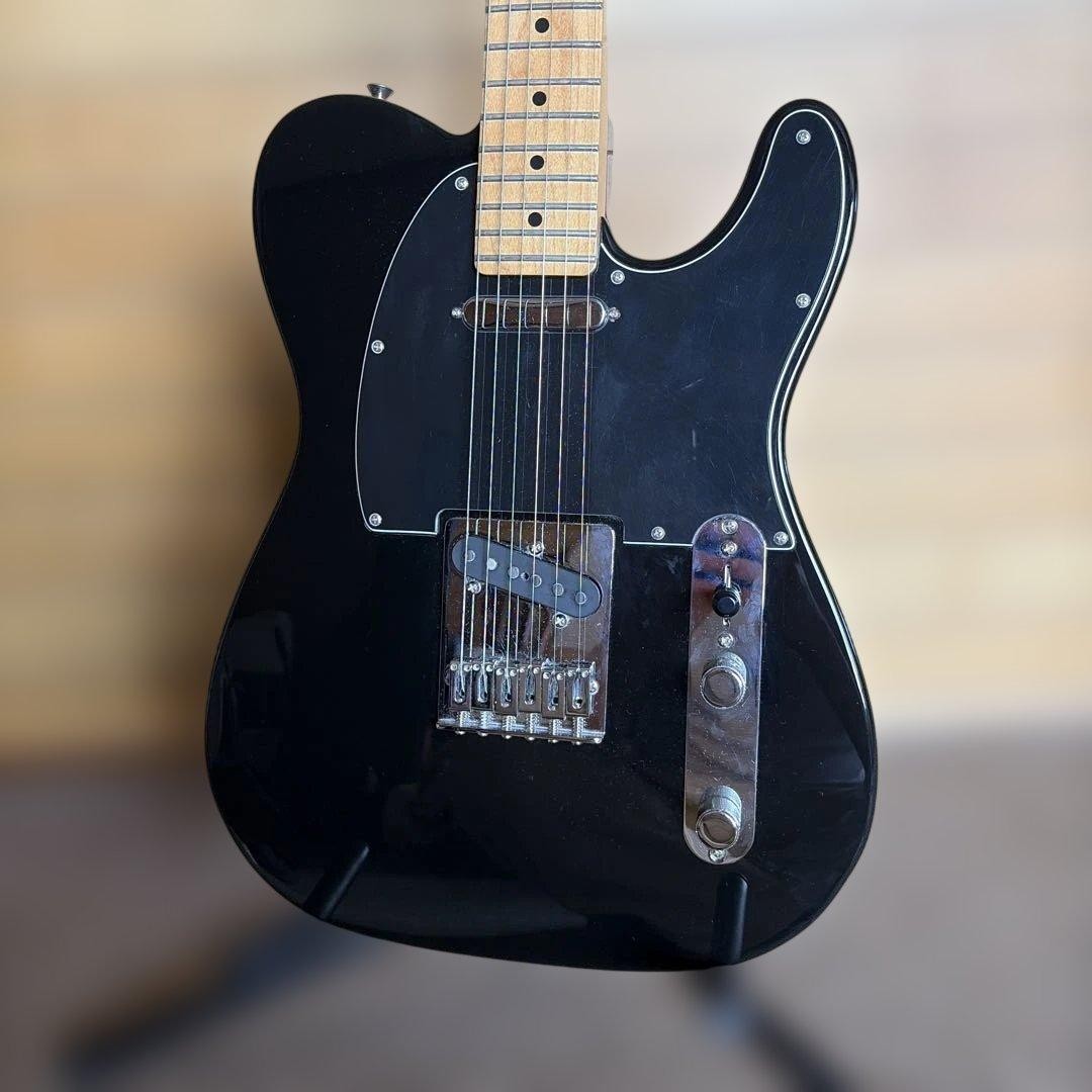 Fender Player Telecaster Electric Guitar Black Maple Neck With Soft Case