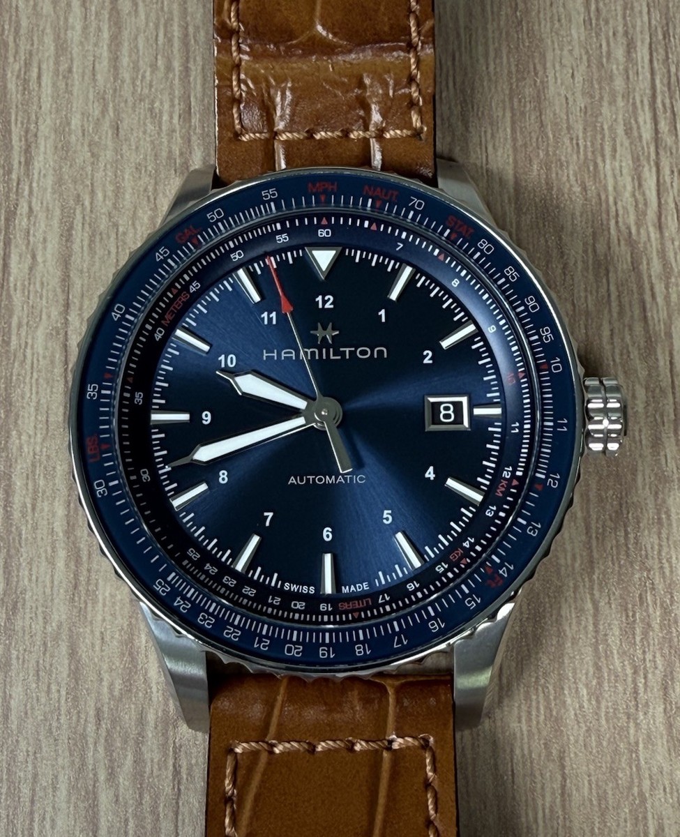 Hamilton Khaki Aviation Converter Auto Blue Dial H76645540 42mm