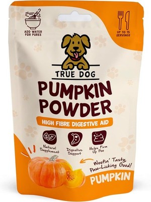 True Dog Kürbis Pulver 100g | Naturpüree für Hunde, 