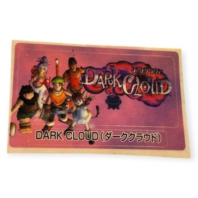 Sony PlayStation 2 Ps2 Dark Cloud Promo Memory Card Sticker
