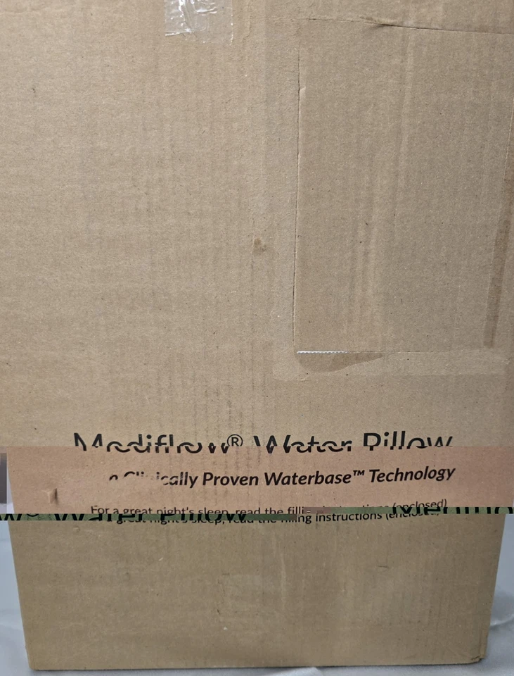 Mediflow Waterbase Pillow Original Water Pillow 20x28 Adjustable Firmness - Image 4 of 4