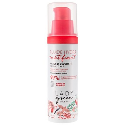 Lady Green Mattierendes Hydra-Fluid für Gesicht und Dekolleté 40 ml ist die unve