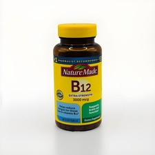 Nature Made Extra Strength Vitamin B12 3000 mcg 60 softgels 09/27