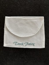 Fine Linen "Tooth Fairy" Envelope Keepsake Blue Embroidered Script Lettering
