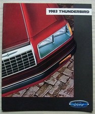 FORD THUNDERBIRD USA Car Sales Brochure 1983 #011-Ann 12.82 HERITAGE Turbo Coupe