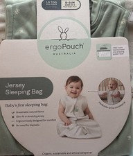Brand New ErgoPouch Baby Sleep Sack 1.0 TOG 8-24 M Sage Jersey Sleeping Bag