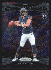 2024 Panini Prizm Fireworks Caleb Williams Rookie #25 JW1-5