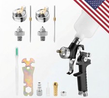Mini Hvlp Spray Gun Kit - 0.81.0mm Nozzles 125ml Cup Automotive Paint Sprayer