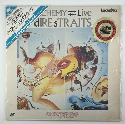 DIRE STRAITS Alchemy Live POLYGRAM MUSIC VIDEO Japan OBI SHRINK LD Laserdisc