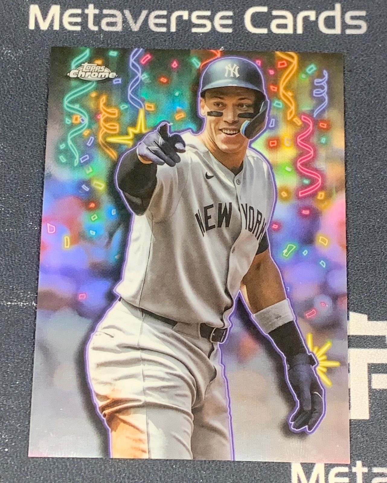 2025 Topps Chrome Update Celebracion Aaron Judge Yankees