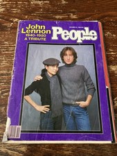 Vintage People Magazine Dec 22, 1980 JOHN LENNON Tribute Yoko Ono
