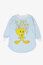 Vintage Tweety Bird Waffle Weave Pajama T-Shirt 1990s 